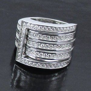 .81ct Absolute"Buckle" Band Ring